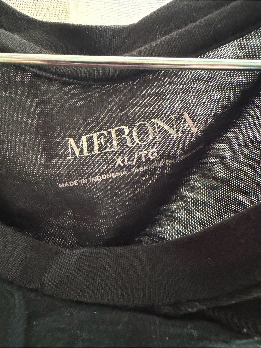 Merona Black Layered Ruffle Tee - Picture 4 of 4